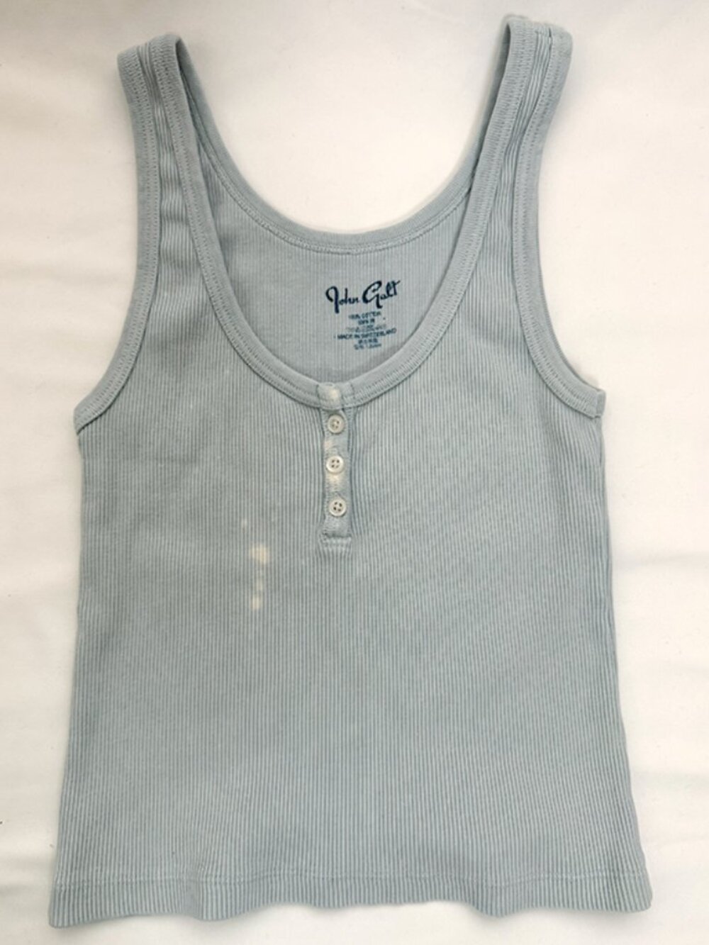 John Galt Button Front Tank Top